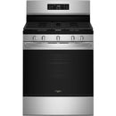  Whirlpool 30-inch Gas Range with Air Cooking Technology and Steam Clean WFGS4530SS IMAGE 1
