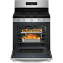  Whirlpool 30-inch Gas Range with Air Cooking Technology and Steam Clean WFGS4530SS IMAGE 3