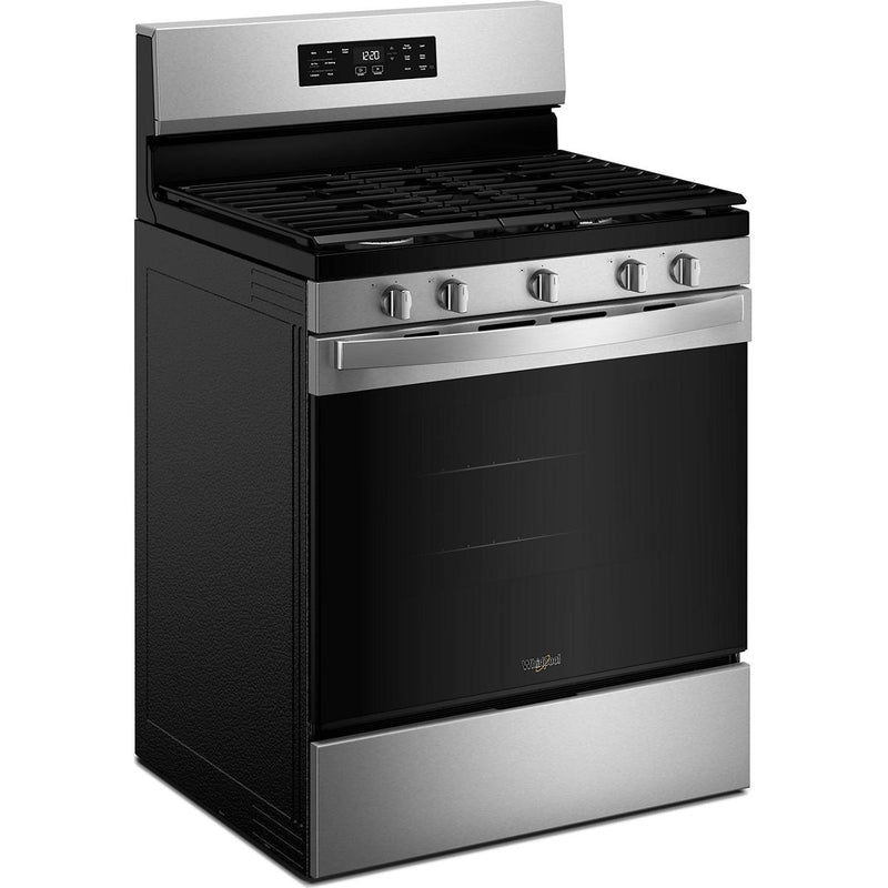  Whirlpool 30-inch Gas Range with Air Cooking Technology and Steam Clean WFGS4530SS IMAGE 4
