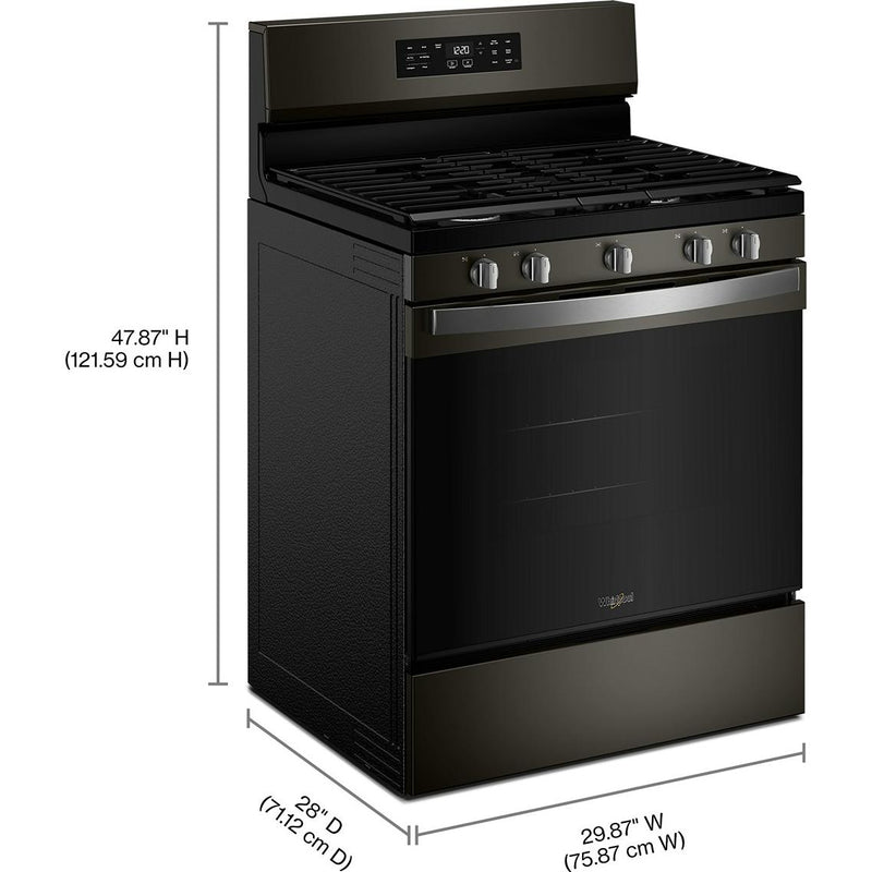  Whirlpool 30-inch Gas Range with Air Cooking Technology and Steam Clean WFGS4530SV IMAGE 12