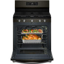  Whirlpool 30-inch Gas Range with Air Cooking Technology and Steam Clean WFGS4530SV IMAGE 3