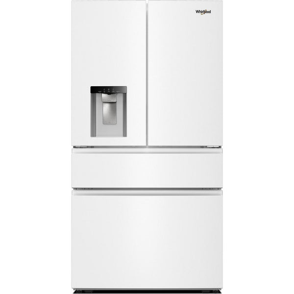  Whirlpool 36-inch French 4-Door Refrigerator with Water and Ice Dispensing System WRMF3736SW IMAGE 1