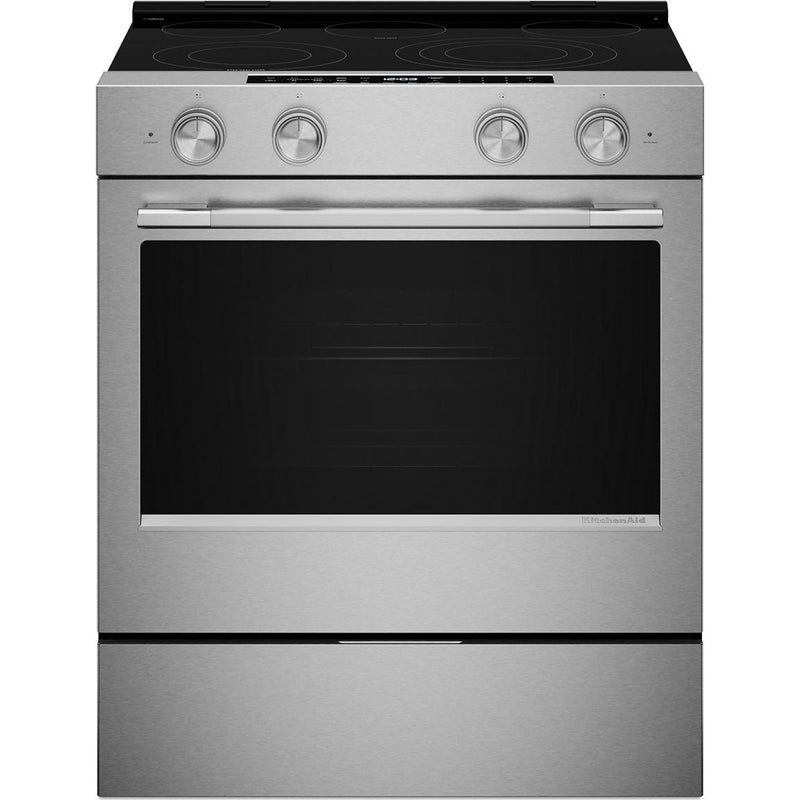  KitchenAid 30-inch Slide-in Electric Range with  Convection Cooking Modes KSES530SPS IMAGE 1