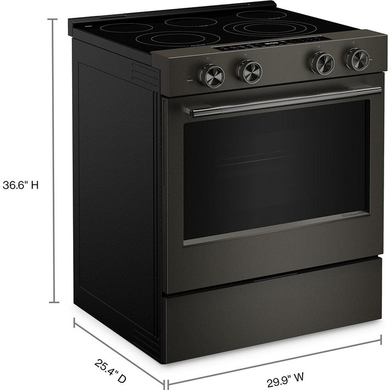  KitchenAid 30-inch Slide-in Electric Range with  Convection Cooking Modes KSES530SBE IMAGE 12