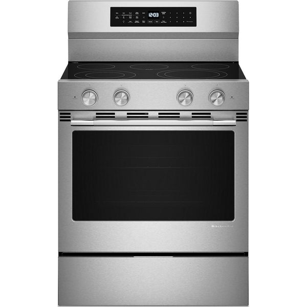  KitchenAid 30-inch Freestanding Electric Range with Wi-Fi KFES530SPS IMAGE 1