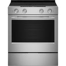  KitchenAid 30-inch Slide-in Electric Range with Wi-Fi KSES330SPS IMAGE 1