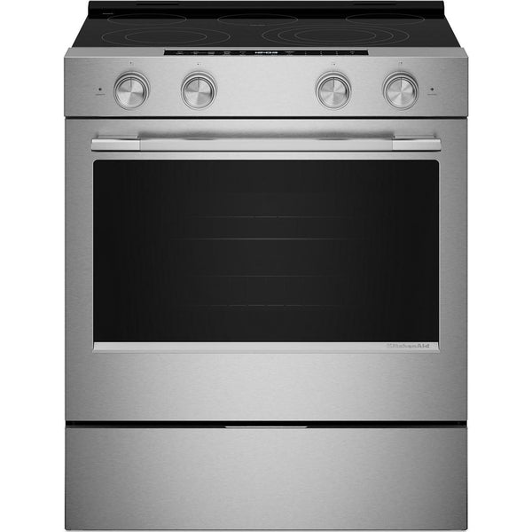  KitchenAid 30-inch Slide-in Electric Range with Wi-Fi KSES330SPS IMAGE 1