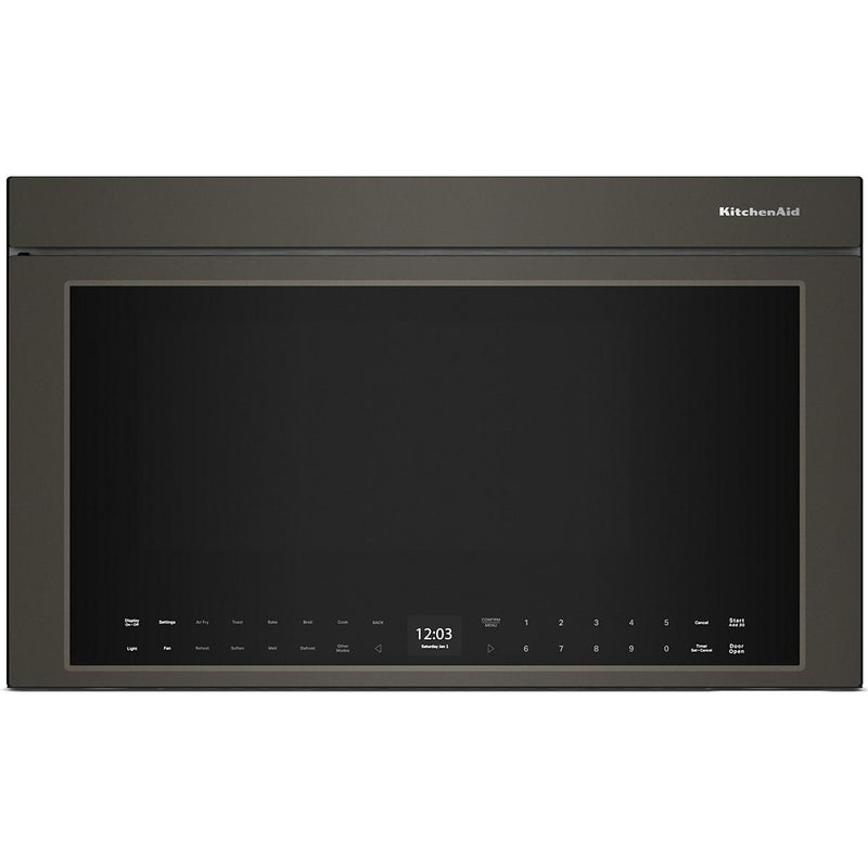  KitchenAid 30-inch, 1.1 cu. ft. Over-the-Range Microwave Oven with Air Fry Technology KMMF530PBE IMAGE 1