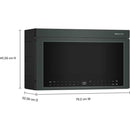  KitchenAid 30-inch, 1.1 cu. ft. Over-the-Range Microwave Oven with Air Fry Technology KMMF530PJP IMAGE 9