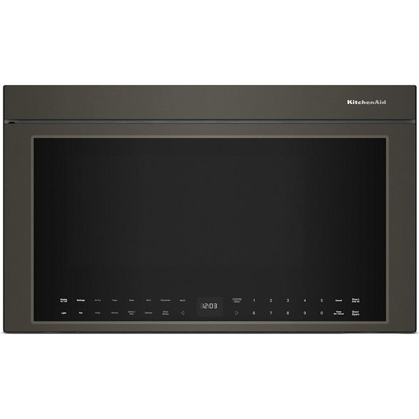  KitchenAid 30-inch, 1.1 cu. ft. Over-the-Range Microwave Oven with Air Fry Technology KMMF730PBE IMAGE 1