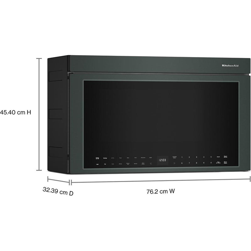  KitchenAid 30-inch, 1.1 cu. ft. Over-the-Range Microwave Oven with Air Fry Technology KMMF730PJP IMAGE 8