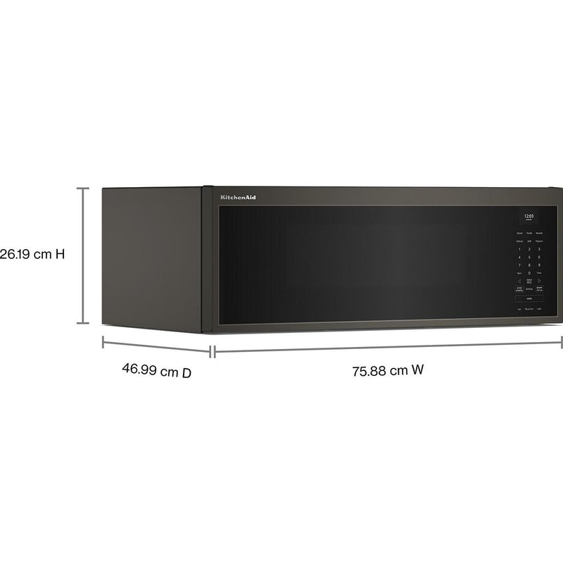  KitchenAid 30-inch, 1.1 cu. ft. Over-the-Range Microwave Oven KMML550RBE IMAGE 8