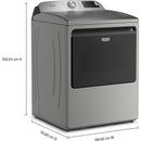  Maytag 7.4 cu. ft. Smart Top Load Dryer with Pet Pro Option MGD7405RR IMAGE 8
