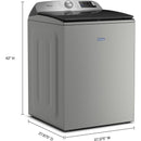  Maytag 5.2 cu. ft. Smart Pet Pro Top Load Washer MTW7405RR IMAGE 7