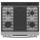 GE Profile 30-inch Slide-in Dual-Fuel Range with Wi-Fi Connect P2S930YPFSP2S930YPFS