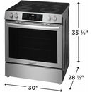 Frigidaire Gallery 30-inch Freestanding Electric Range with Convection Technology GCFE3059BF IMAGE 6
