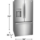  Frigidaire Gallery 28 Cu. Ft. French Door Refrigerator GRFS287DAF IMAGE 8