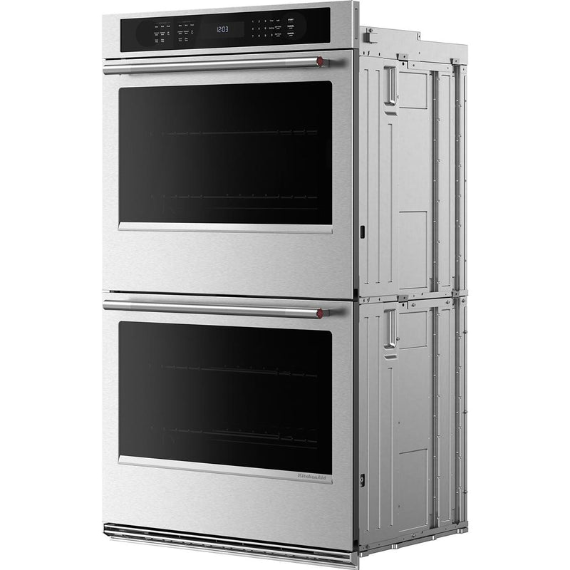 KitchenAid 30-inch Electric Double Wall Oven with No Preheat Air Fry Mode KOED530SPS IMAGE 4