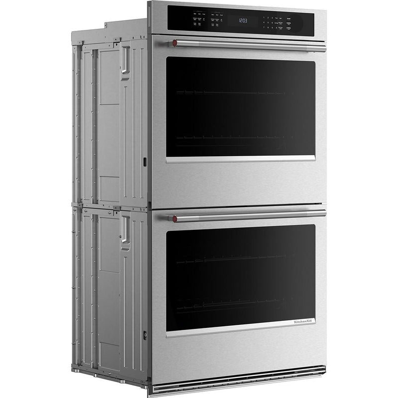  KitchenAid 30-inch Electric Double Wall Oven with No Preheat Air Fry Mode KOED530SPS IMAGE 5