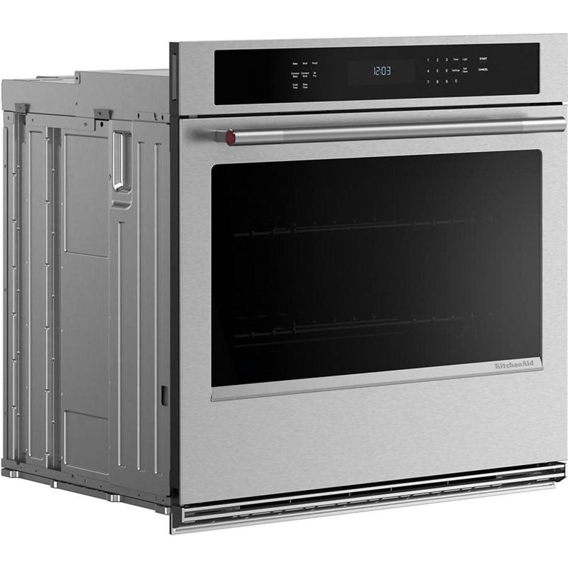  KitchenAid 30-inch Electric Single Wall Oven with No Preheat Air Fry Mode KOES530SPS IMAGE 4