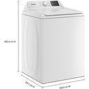  Whirlpool Top Load Agitator Washer with Quick Wash WTW4105SW IMAGE 11