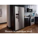 KitchenAid 36-inch, 22.7 cu. ft. Counter-Depth Side-by-Side Refrigerator with Ice and Water KRSC503EBS