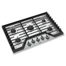 Whirlpool 30-inch Built-In Gas Cooktop with EZ-2-Lift™ WCG97US0HSWCG97US0HS
