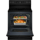  Whirlpool 30-inch Electric Range with Air Cooking Technology and Steam Clean WFES4530SB IMAGE 3