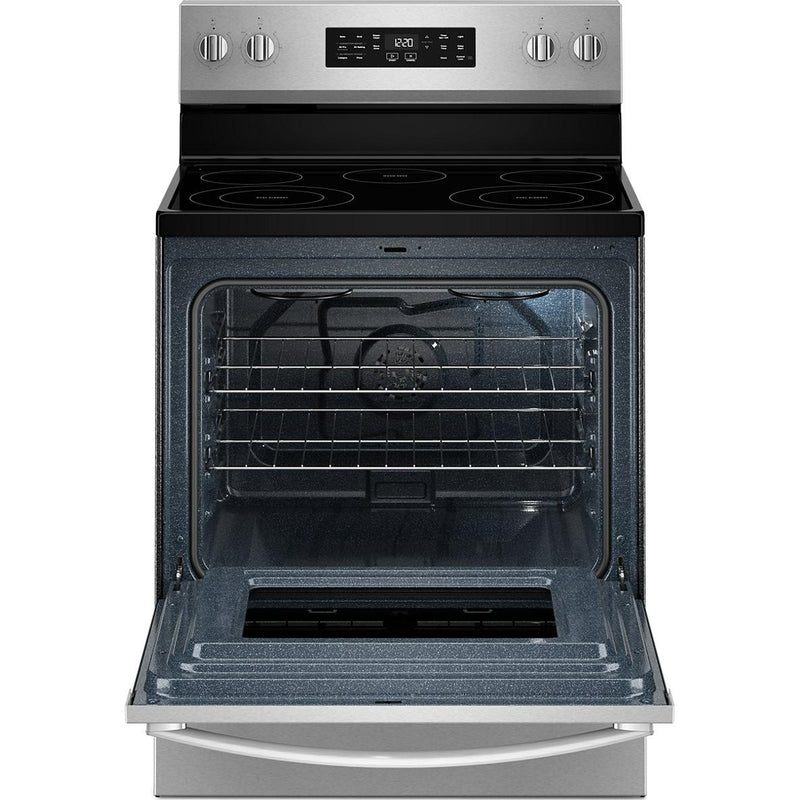  Whirlpool 30-inch Electric Range with Air Cooking Technology and Steam Clean WFES4530SS IMAGE 2