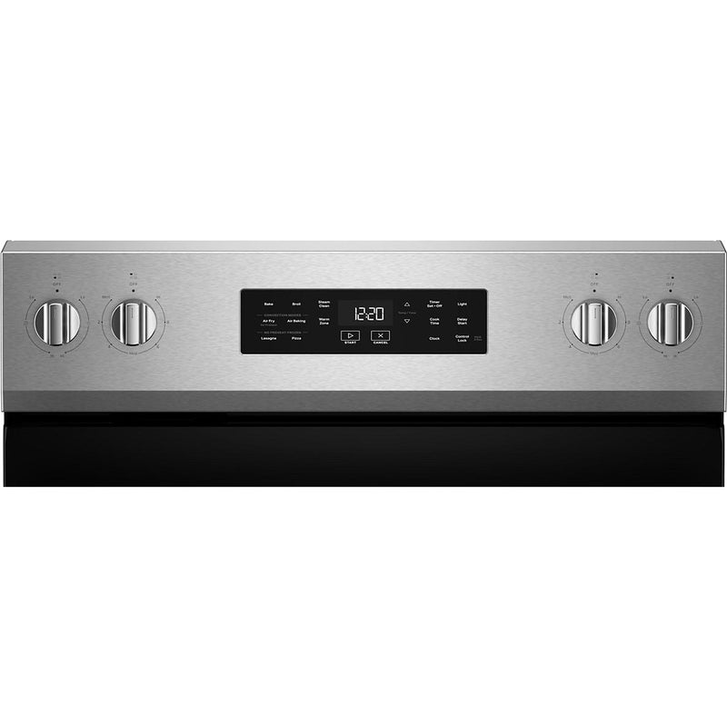  Whirlpool 30-inch Electric Range with Air Cooking Technology and Steam Clean WFES4530SS IMAGE 3