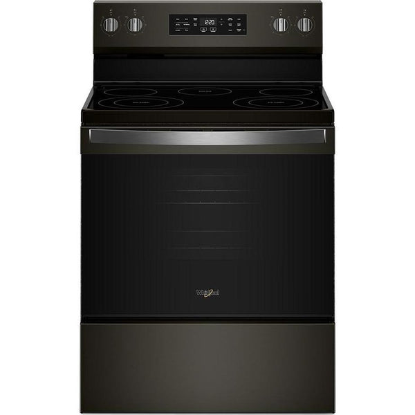  Whirlpool 30-inch Electric Range with Air Cooking Technology and Steam Clean WFES4530SV IMAGE 1