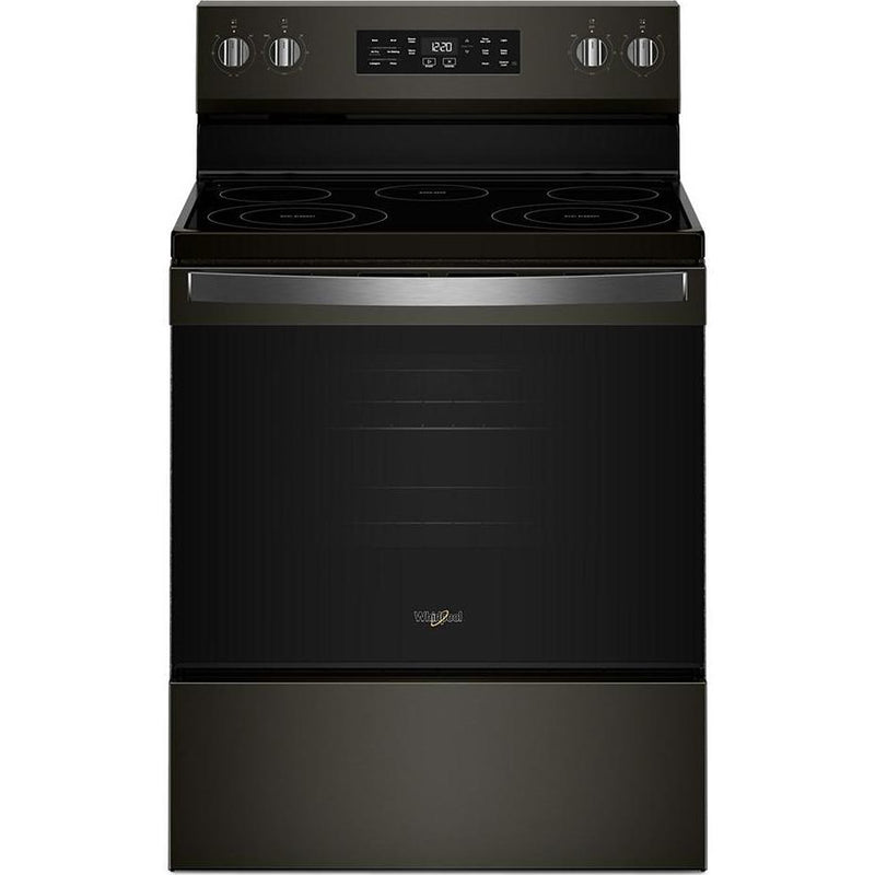  Whirlpool 30-inch Electric Range with Air Cooking Technology and Steam Clean WFES4530SV IMAGE 1
