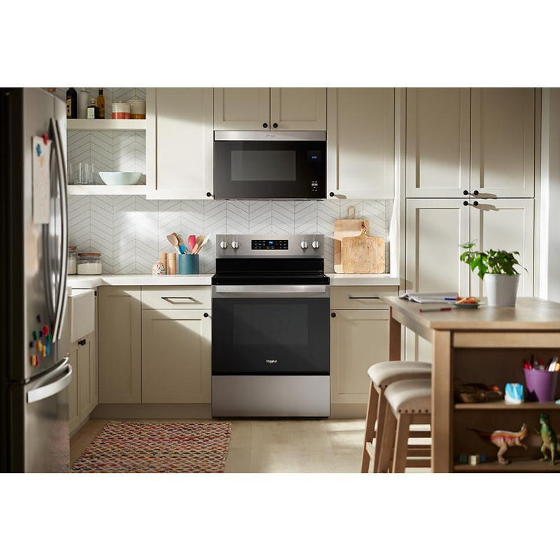  Whirlpool 30-inch Electric Range with Air Cooking Technology and Steam Clean WFES4530SV IMAGE 8