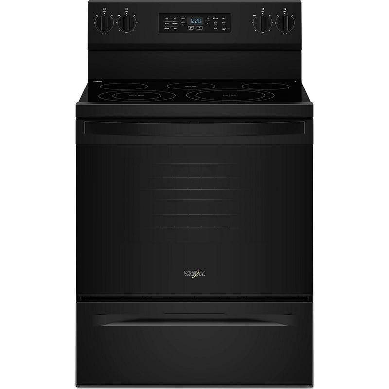  Whirlpool 30-inch Electric Range with Air Cooking Technology WFES5730SB IMAGE 1