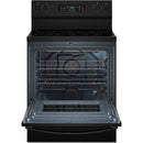  Whirlpool 30-inch Electric Range with Air Cooking Technology WFES5730SB IMAGE 2