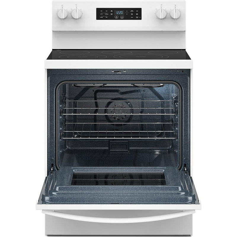  Whirlpool 30-inch Electric Range with Air Cooking Technology WFES5730SW IMAGE 2