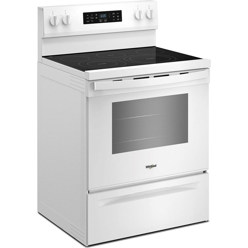  Whirlpool 30-inch Electric Range with Air Cooking Technology WFES5730SW IMAGE 5