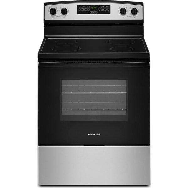  Amana 30-inch Electric Range with Extra-Large Oven Window AER6203MSS IMAGE 1