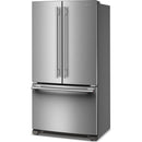  KitchenAid 36-inch, 20 cu. ft. Counter-Depth French 3-Door Refrigerator with Water Dispenser KRFC136SPS IMAGE 6