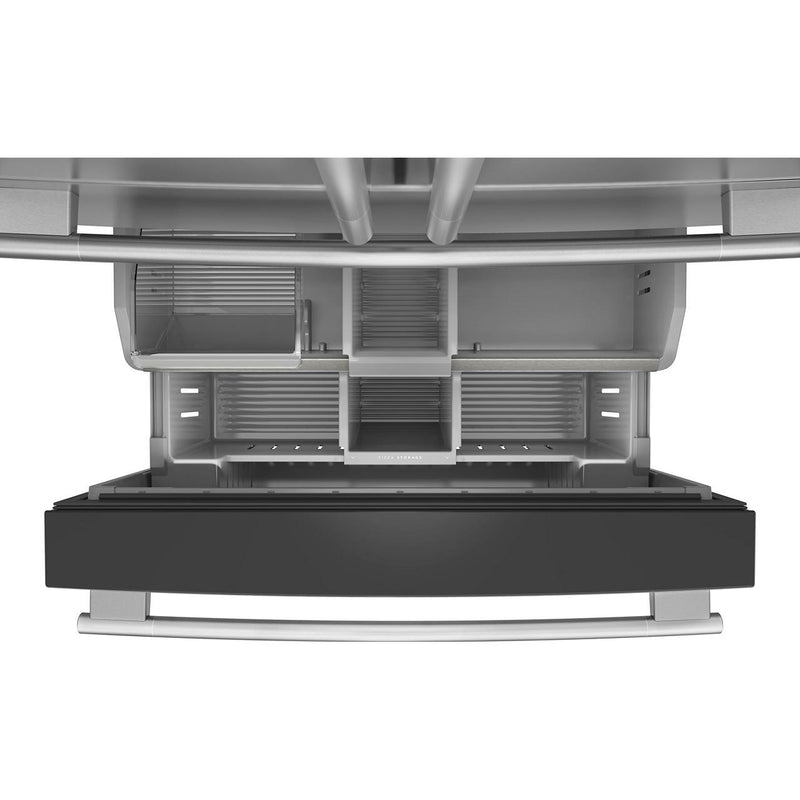  KitchenAid 36-inch, 30 cu. ft. French 3-Door Refrigerator with Interior Water Dispenser and Ice Maker KRMF336SPS IMAGE 5