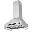  Forno 30-inch Venezia Wall-Mounted Range Hood with Touch Controls and Baffle Filters FRHWM5503-30 IMAGE 2