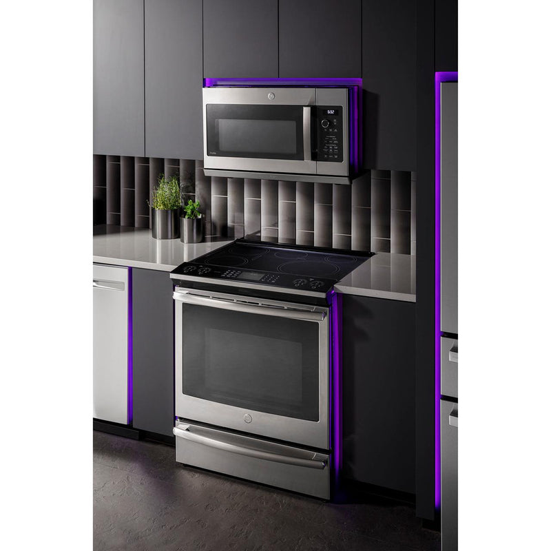  GE Profile 30-inch 2.2 cu. ft. Over-the-Range Microwave Oven PVM9225RYSS IMAGE 5