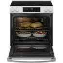  GE 30-inch Slide-in Electric Range with Crisp Mode GRS500PVWW IMAGE 2