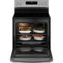  GE 30-inch Freestanding Electric Range with Crisp Mode GRF500SVSS IMAGE 2