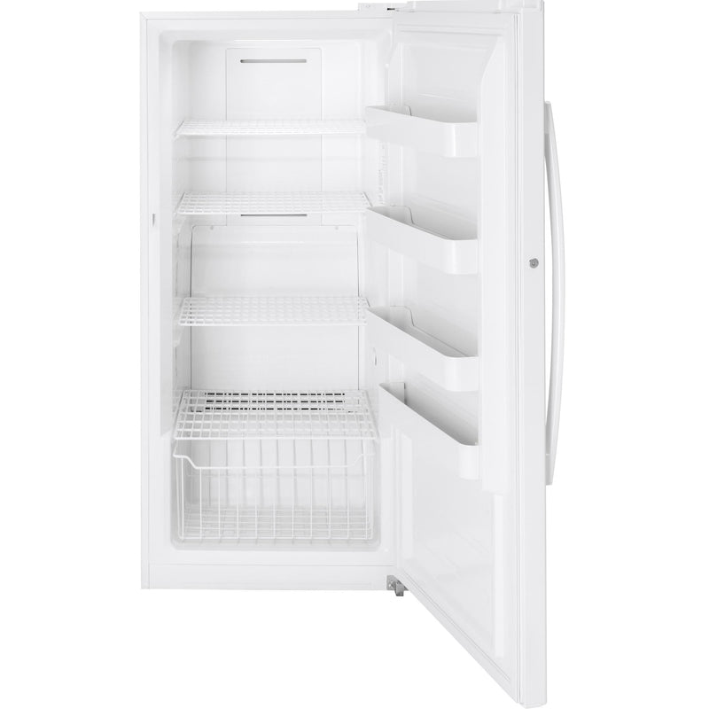 (FUF14SMRWW) GE 14.1 cu.ft. Upright Freezer with Turbo Freeze FUF14SMRWW