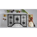 Caf? 36-inch Built-In Gas Cooktop CGP70362NS1CGP70362NS1