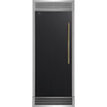  Forno 30-inch 13.6 cu. ft Built-in Convertible Refrigerator/Freezer with Decorative Grill Trim FFFFD1722-32LSG-BLK IMAGE 1