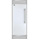 White with Antique Brass