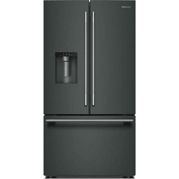  KitchenAid 36-inch French 3-Door Refrigerator with Water and Ice Dispensing System KRFF436SJP IMAGE 1