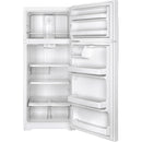 GE 28-inch, 17.5 cu.ft. Freestanding Top Freezer Refrigerator GTS18GTHWWGTS18GTHWW